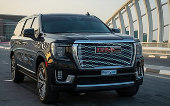 GMC Denali XL ,Top-of-the-line (Black), 2021 for rent in Abu-Dhabi