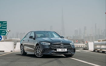 إيجار Mercedes C200 (أسود), 2023 في دبي