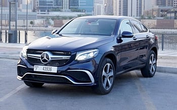 Mercedes GLC Coupe (Blue), 2020 for rent in Dubai