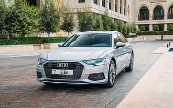 Audi A6 (Серый), 2022 для аренды в Дубай