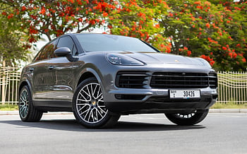 Porsche Cayenne coupe (Grey), 2022 for rent in Sharjah