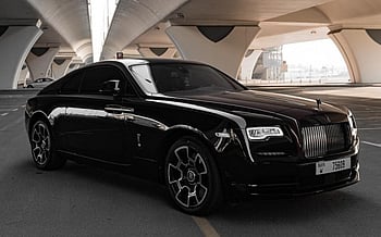 Rolls Royce Wraith Black Badge (Maroon), 2019 for rent in Dubai