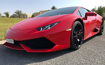 Lamborghini Huracan (Red), 2018 for rent in Dubai