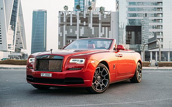 Rolls Royce Dawn Black Badge (Красный), 2019 для аренды в Дубай
