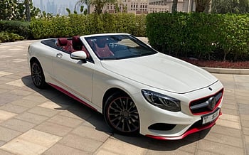 إيجار Mercedes S Class cabrio (أبيض), 2018 في دبي