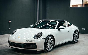 Porsche 911 Targa (White), 2022 for rent in Dubai