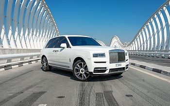 Rolls Royce Cullinan (White), 2019 for rent in Dubai