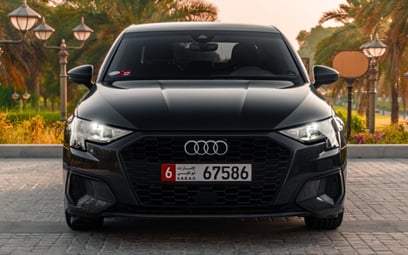 Audi A3 (Black), 2021 for rent in Abu-Dhabi