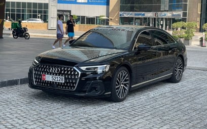Audi A8 (Черный), 2022 для аренды в Дубай