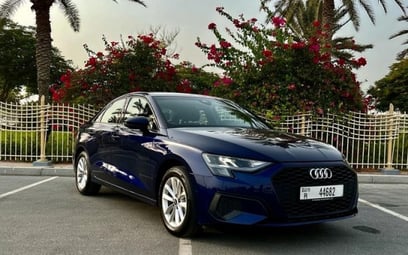 Audi A3 (Blue), 2023 for rent in Dubai