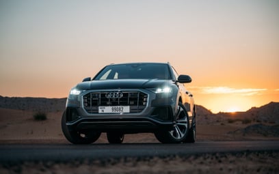 Audi Q8 (Black), 2022 for rent in Ras Al Khaimah