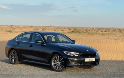 إيجار BMW 3 Series (أسود), 2021 في دبي