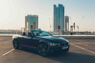 إيجار BMW 430i Cabrio (أسود), 2018 في دبي