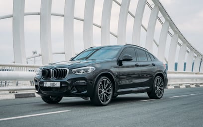 BMW X4 (Black), 2021 for rent in Sharjah