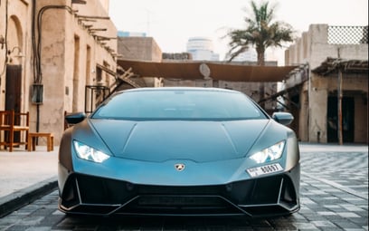 Lamborghini Evo (Black), 2020 for rent in Dubai