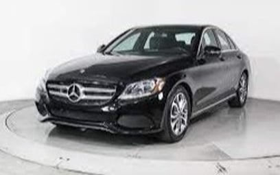 Mercedes C Class (Black), 2018 for rent in Sharjah