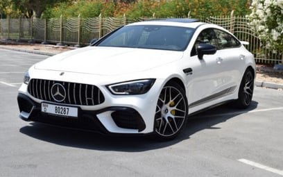 Mercedes GT 63 S 4MATIC (White), 2020 for rent in Dubai