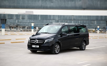 Mercedes V250 (Black), 2023 for rent in Abu-Dhabi