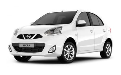 Nissan Micra (Белый), 2019 для аренды в Шарджа