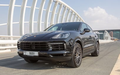 Porsche Cayenne coupe (Black), 2022 for rent in Abu-Dhabi