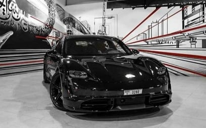 Porsche Taycan Turbo (Black), 2021 for rent in Dubai
