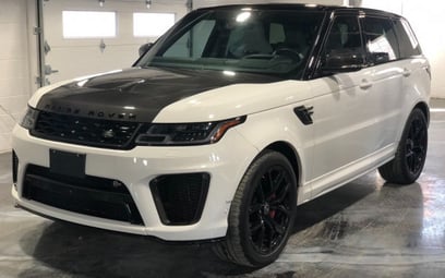 Range Rover Sport SVR (White), 2019 for rent in Dubai