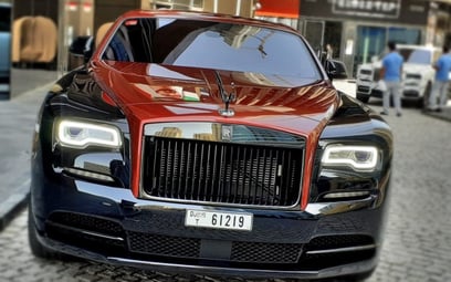 Rolls Royce Wraith- BLACK BADGE (Black), 2019 for rent in Dubai