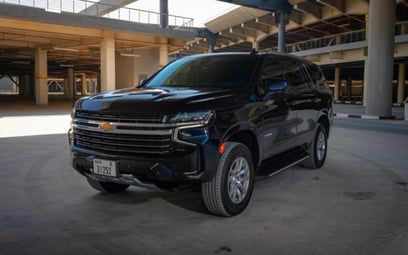 Chevrolet Tahoe (Blue), 2021 for rent in Abu-Dhabi