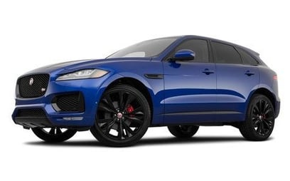 Jaguar F-Pace (Синий), 2019 для аренды в Шарджа