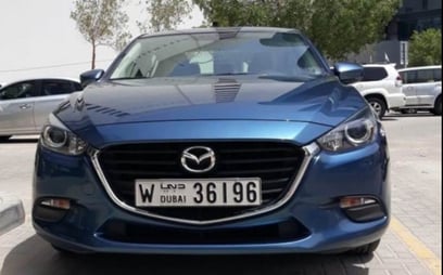 Mazda 3 (Синий), 2019 для аренды в Дубай