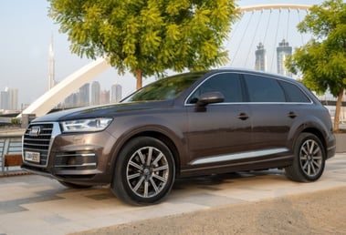Audi Q7 (Brown), 2018 for rent in Ras Al Khaimah