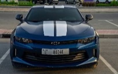 Chevrolet Camaro (Темно-синий), 2019 для аренды в Дубай