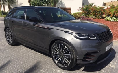 Range Rover Velar R Dynamic 380HP (Dark Grey), 2019 for rent in Dubai