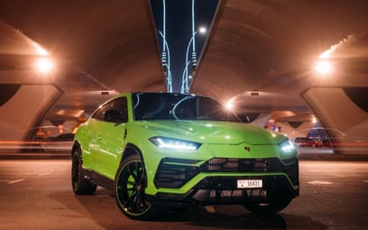 Lamborghini Urus Capsule (Green), 2021 for rent in Dubai