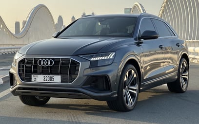 Audi Q8 (Grey), 2023 for rent in Ras Al Khaimah