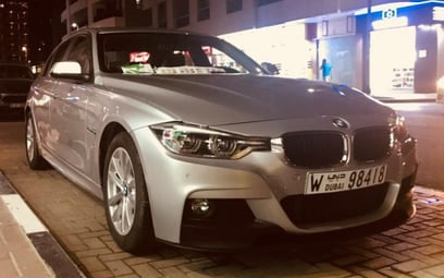 BMW 3 Series (Grey), 2018 for rent in Dubai