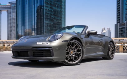 Porsche 911 Carrera Cabrio (Grey), 2021 for rent in Abu-Dhabi