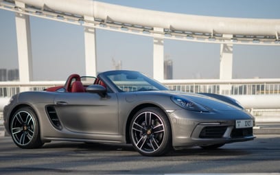 Porsche Boxster (Grey), 2020 for rent in Ras Al Khaimah