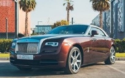 Rolls Royce Dawn (Maroon), 2017 for rent in Dubai