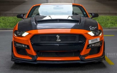 Ford Mustang (Orange), 2020 for rent in Dubai