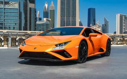 Lamborghini Huracan (Orange), 2020 for rent in Dubai