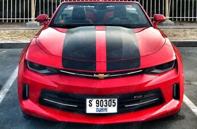 Chevrolet Camaro (Красный), 2018 для аренды в Дубай