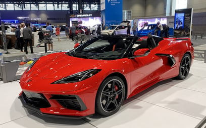 Chevrolet Corvette Stingray (Red), 2018 for rent in Dubai