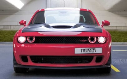 Dodge Challenger (Red), 2018 for rent in Dubai