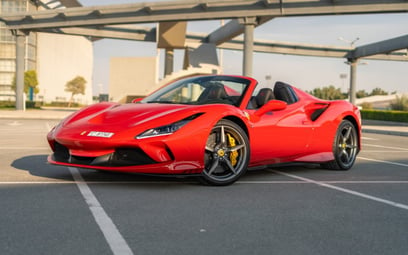 Ferrari F8 Tributo Spyder (Red), 2023 for rent in Abu-Dhabi