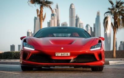 Ferrari F8 Tributo (Red), 2020 for rent in Dubai