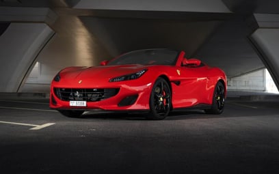 Ferrari Portofino Rosso RED ROOF (Red), 2019 for rent in Abu-Dhabi