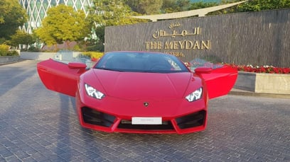 إيجار Lamborghini Huracan Cabrio (أحمر), 2018 في دبي
