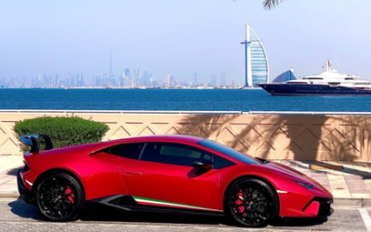 Lamborghini Huracan Performante (Red), 2019 for rent in Dubai