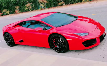 Lamborghini Huracan (Red), 2017 for rent in Dubai